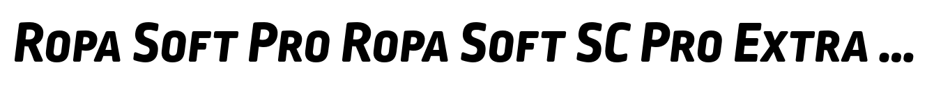 Ropa Soft Pro Ropa Soft SC Pro Extra Bold Italic image